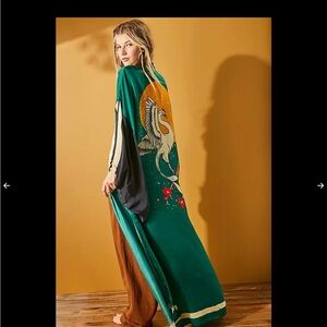 Free People Ivy Combo Maxi Robe